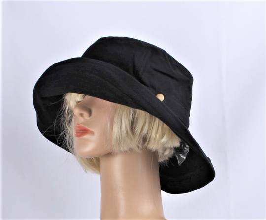 HEAD START  top quality cotton travel hat. very versatile black Style:HS/4820